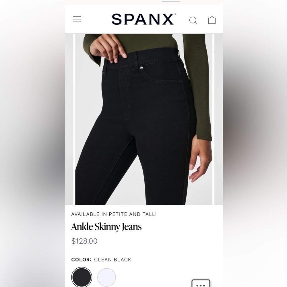 SPANX Ankle Pull On Jeans